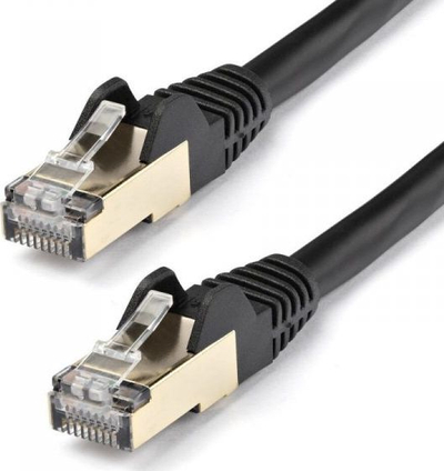 Kabllo rrjeti StarTech.com CAT6a, 7 m, 10 GbE, e zezë