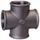 Lidhës katërdrejtimësh Dymo B180, 1/2", metalik