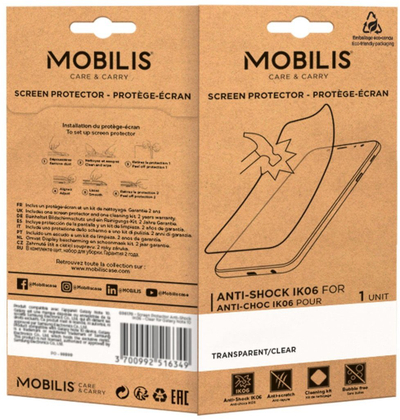 Заштита за екран за таблет Mobilis 036309, за Honeywell EDA10A 10", проѕирна