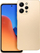Këllëf telefoni metalik për Xiaomi Redmi 12 4G, TPU, i artë