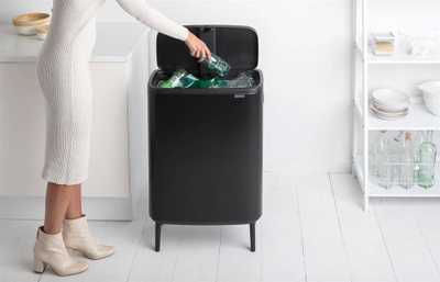 Kosh plehrash Brabantia Bo Touch Top Can Hi, 60L, çelik i zi matte