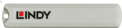 Set bllokuesish porte USB C Lindy, me çelës, portokalli