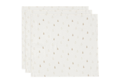 MBULESA TE HOLLA MUSLIN70x70cm Happy Miffy Nougat (3pack)