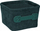 Shportë organizuese Wenko Anela Mini, 14 x 9 x 14 cm, poliester, jeshile e errët