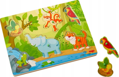 Puzzle druri Haba 303181, me doreza kapëse, për kalamaj 24m+, shumëngjyrësh
