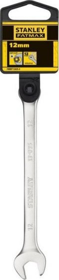 Çelës kombinimi Stanley FatMax Anti Slip, 12mm, çelik krom vanadium, me përfundim sateni