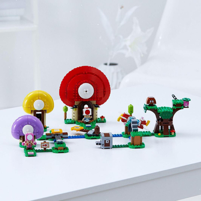 Lego Super Mario Toad Is Looking For The Treasure, 464 elemente