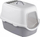 Stefanplast Cathy Filter Закриен Тоалет за Мачки, Stone Gray/White