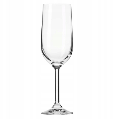 Set gotash shampanje Krosno Gema, 0.21L, 6 copë, xham i tejdukshëm