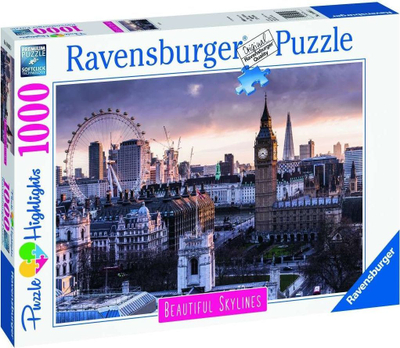 Puzzle Ravensburger London Beautiful Skylines, 1000 pjesë
