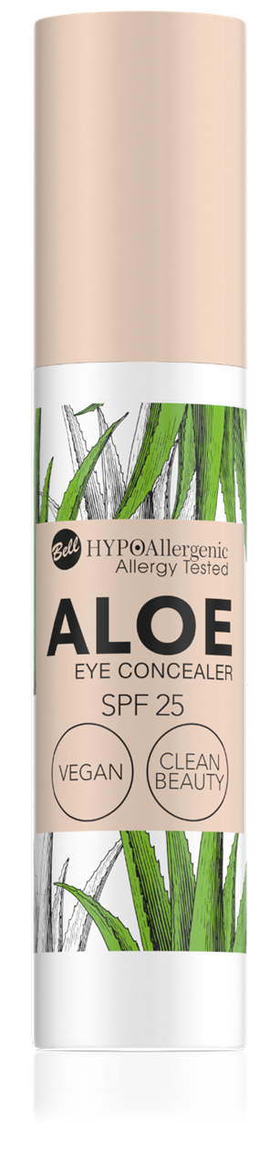 Korrektor për sy Bell HYPOAllergenic Aloe SPF 25, 02 - Peach, 5g