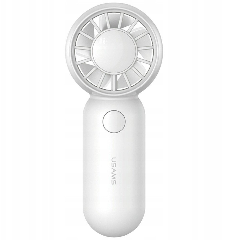 Ventilator portativ dore Usams Handheld Fan Mini Pocket ZB354, mini, i bardhë