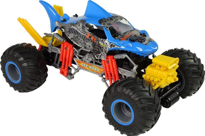 Makinë lodër me telekomandë Import leantoys Auto Terrain Shark, 2.4GHz, e kaltër