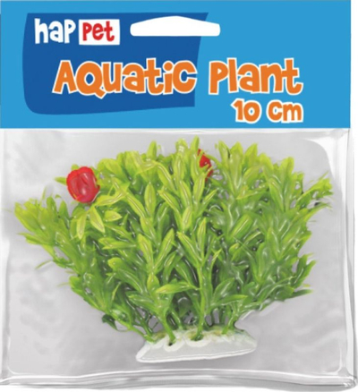 Bimë artificiale për akuarium Happet Plant Foil 10cm, plastike, rozë vjollcë