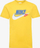 Bluzë për kalamaj Nike Gfx, pambuk 100%, me mëngë të shkurtra, e verdhë