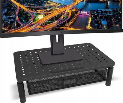 Stendë monitori Maclean MC-947, për 13-32", me sirtar, e zezë