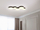 Llambë tavani LED Beliani Luga, moderne, metal, e zezë