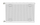 Radiator Stelrad Compact 33, 60 x 200cm, 4778W, i bardhë