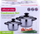 Set tenxheresh Kamille KM-4925, çelik inox, fund induksion, argjendtë