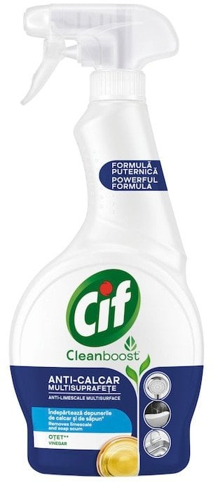 Средство за чистење бања Cif спреј, 500 ml, дезинфекциско