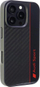 Kapak telefoni Audi Carbon Fiber Sports, për iPhone 16 Pro 6.3", hardcase, i zi i kuq