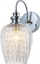 Applik muri Netlighting krom, 1xE14, kapak xhami me kristale, krom