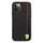 Kapak telefoni Ferrari On Track për iPhone 12 Pro Max, lëkurë, i zi