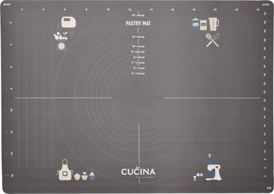 Peta për brumë Cucina, 65x45 cm, polipropilen, shumëngjyrëshe