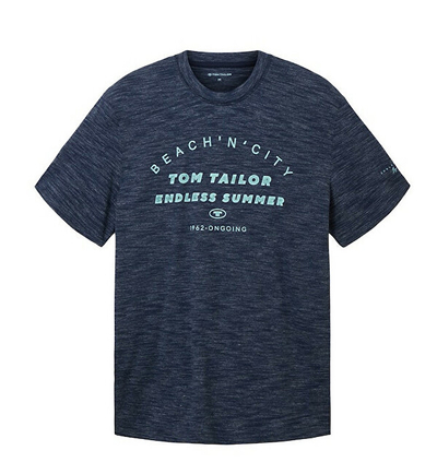 Maicë Tom Tailor Regular Fit, e kaltër