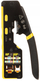 Vegël krimpimi HT-6088T, për priza rrjeti EZ RJ45 pass through, e zezë