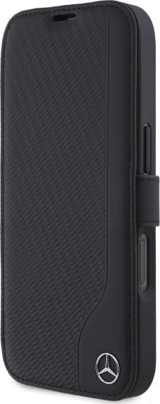 Këllëf bookcase Mercedes-Benz MEBKP16X23RBGVK, për iPhone 16 Pro Max 6.9", i zi