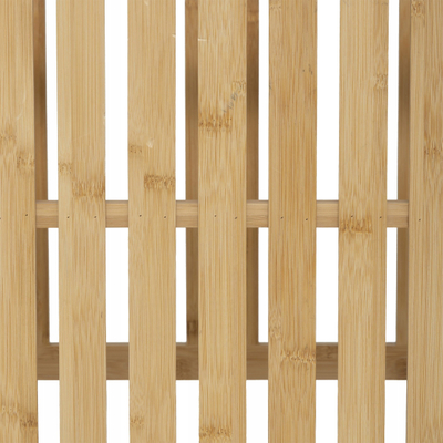Stol banjoje 5five Simply Smart, bambu, me raft ruajtje, 66.8x44x35 cm, bezhë, set 2 copë