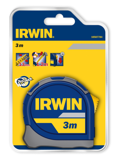 Metër matëse Irwin, 3m, e verdhë