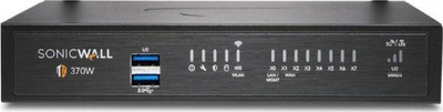 Firewall rrjeti SonicWall TZ370, Gigabit, siguri e fortë, gri