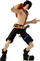 Figurinë Bandai One Piece Anime Heroes Portgas D. Ace, artikuluese, me duar të këmbyeshme, shumëngjyrëshe