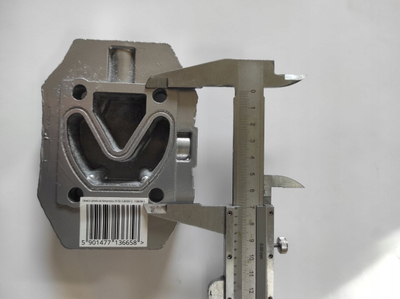 Kokë cilindri për kompresor Geko, për depozitë 24–50L, metal, gri