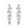 Vathë për femra Agato Sparkling Silver AGT-E159PW, të argjendtë