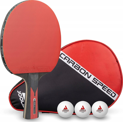 Raketë pingpongu Joola Carbon Speed, karbon me dru, dorezë e rehatshme