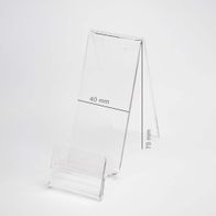 Mbajtëse universale telefoni, 40x75mm, transparente