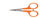 Gërshërë për qëndisje Fiskars 1005143, 10cm, portokalli