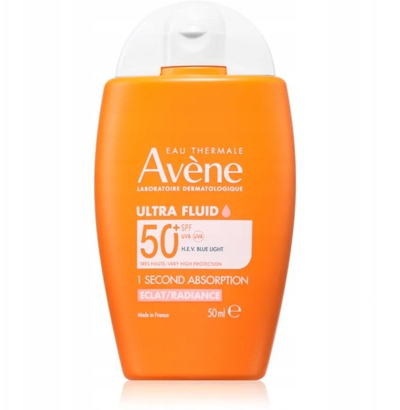 Krem dielli Avene Ultra Fluid Radiance SPF50+, 50ml, për të gjitha llojet e lëkurës
