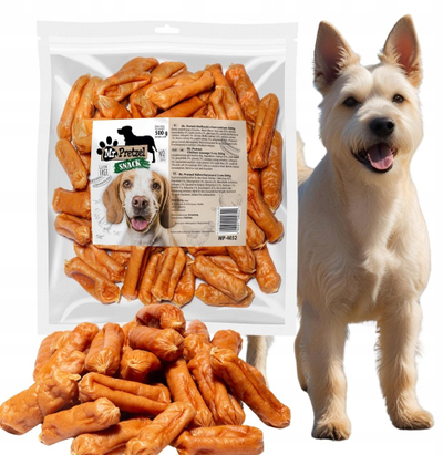 Shujtë për qen Mr. Pretzel Chicken Sausages, 500g, me mish pule