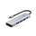 Hub USB-C Tech-Protect HB01 5 në 1, HDMI 4K 60Hz, PD 100W, gri argjendtë