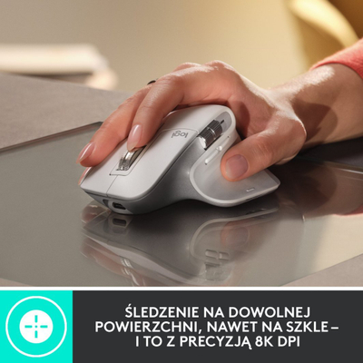 Maus Logitech MX, wireless, Bluetooth, USB, USB-C, i hirt