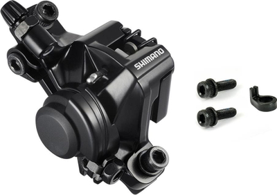 Kaliper frene disku Shimano BR-M375, mekanik, Post Mount, i zi