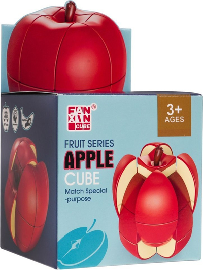 Lodër edukative Puzzle Apple, lojë logjike 3D, për kalamaj 3+, shumëngjyrëshe