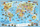 Nënshtrat tavoline Demart Countries of the World, për fëmijë, shumëngjyrësh