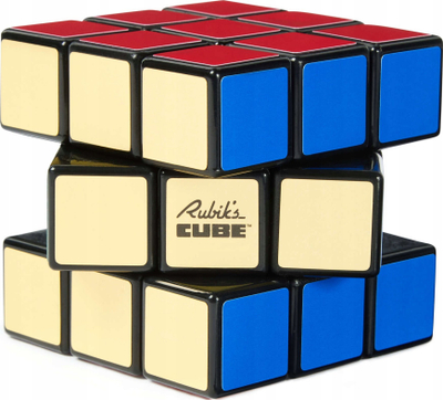 Lodër logjike Spin Master Rubik's Cube Retro, kub 3x3, dizajn vintage, shumëngjyrëshe