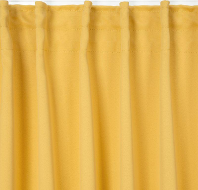 Perde blackout Eurofirany Drape 390150, 140x300cm, poliester, mustard
