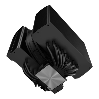 Ftohës CPU Cooler Master MasterAir MA824 Stealth, dual tower, 8 heatpipe, i zi